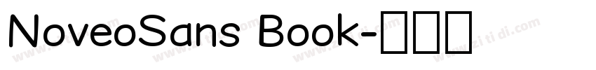 NoveoSans Book字体转换 NoveoSans Book字体转换